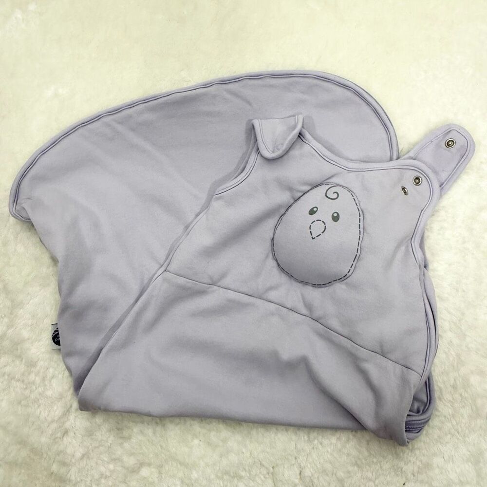 Nested Bean Lavender Zip Up Sleep Sack M 6-15 Months Snap Shoulder Closure